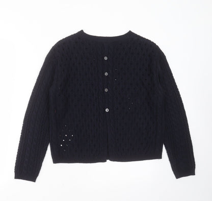Womens UK Size 10 Marks and Spencer Blue Pullover Jumper