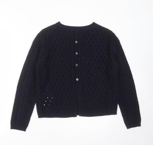 Womens UK Size 10 Marks and Spencer Blue Pullover Jumper