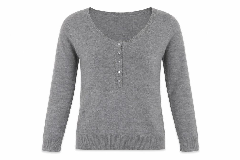 Womens UK Size 12 Marks and Spencer Grey Pullover Jumper