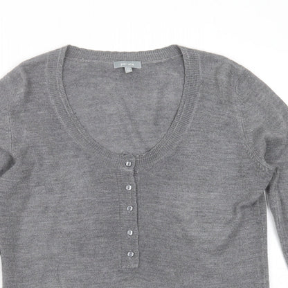 Womens UK Size 12 Marks and Spencer Grey Pullover Jumper