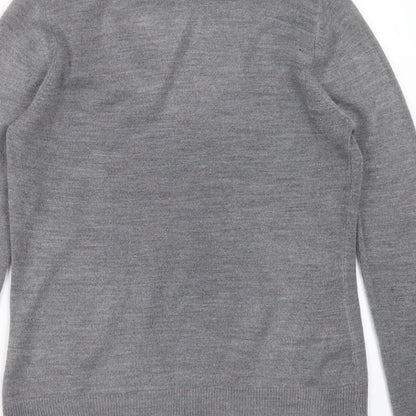 Womens UK Size 12 Marks and Spencer Grey Pullover Jumper