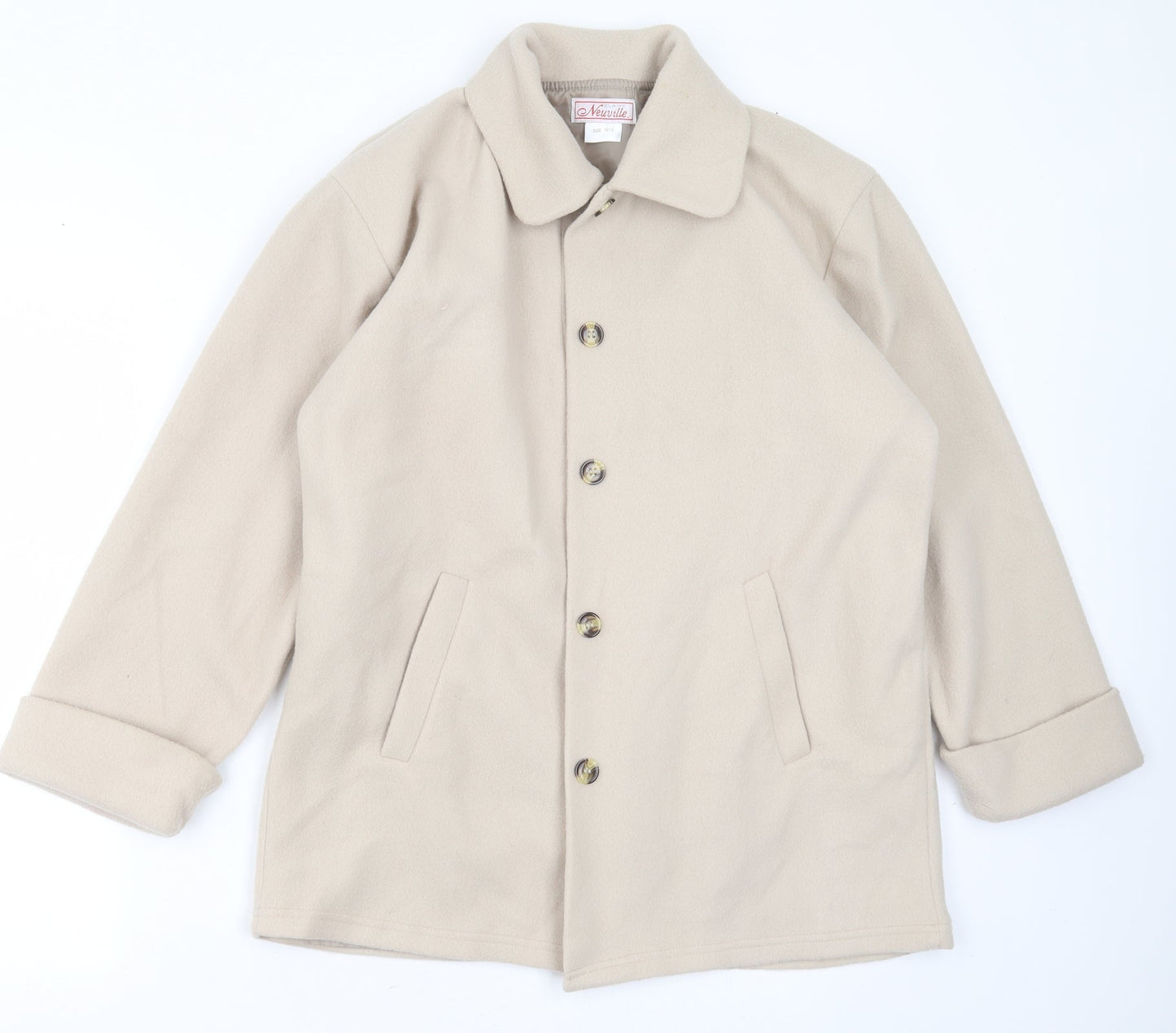 Womens UK Size 10 Claire Neuville Beige Jacket