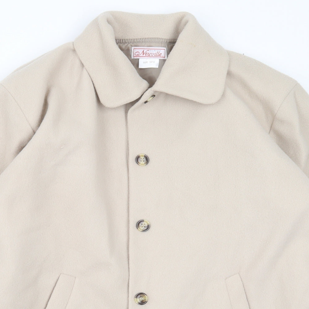Womens UK Size 10 Claire Neuville Beige Jacket