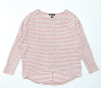 Womens UK Size M New Look Pink Pullover Jumper