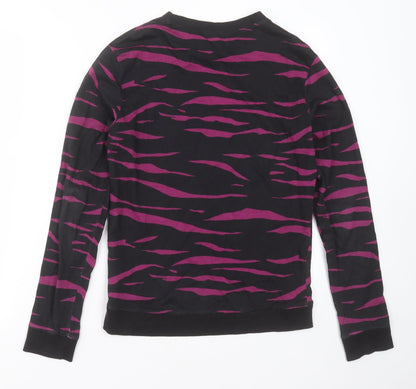 Womens UK Size XS Divided by H&M Black Pullover Sweatshirt