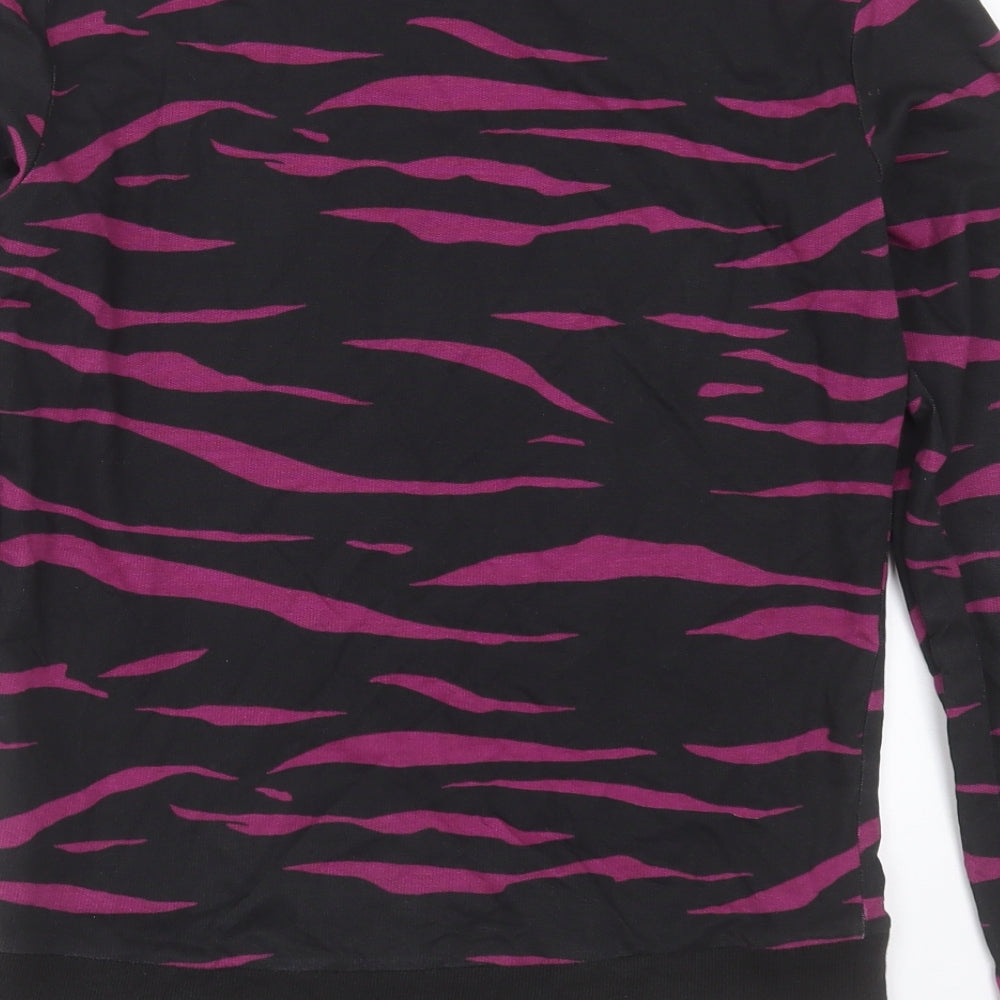 Womens UK Size XS Divided by H&M Black Pullover Sweatshirt