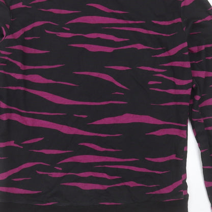 Womens UK Size XS Divided by H&M Black Pullover Sweatshirt
