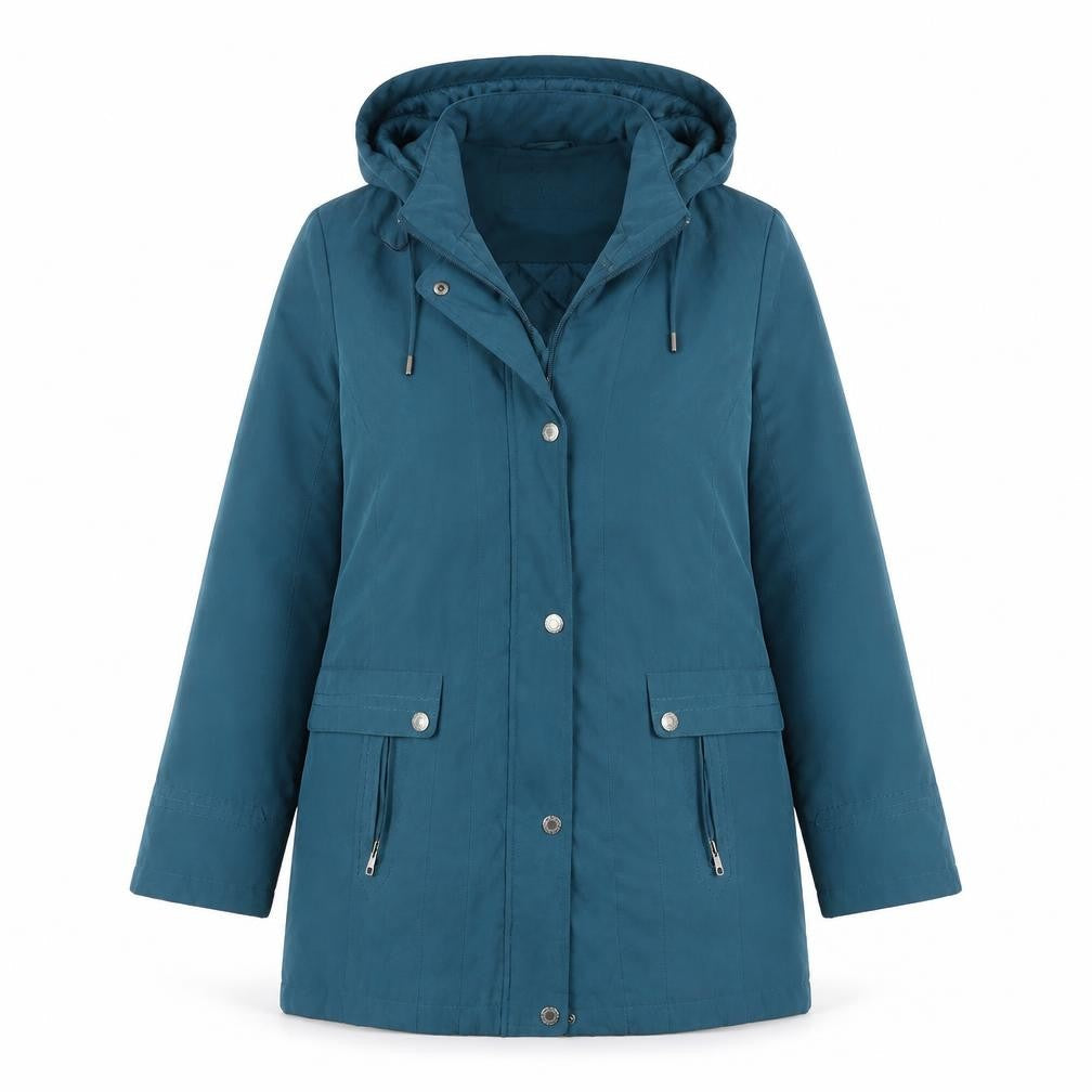 Bonmarché Womens Blue Jacket Coat Size M Zip