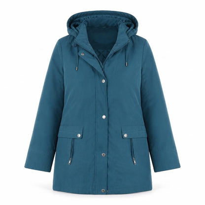 Bonmarché Womens Blue Jacket Coat Size M Zip