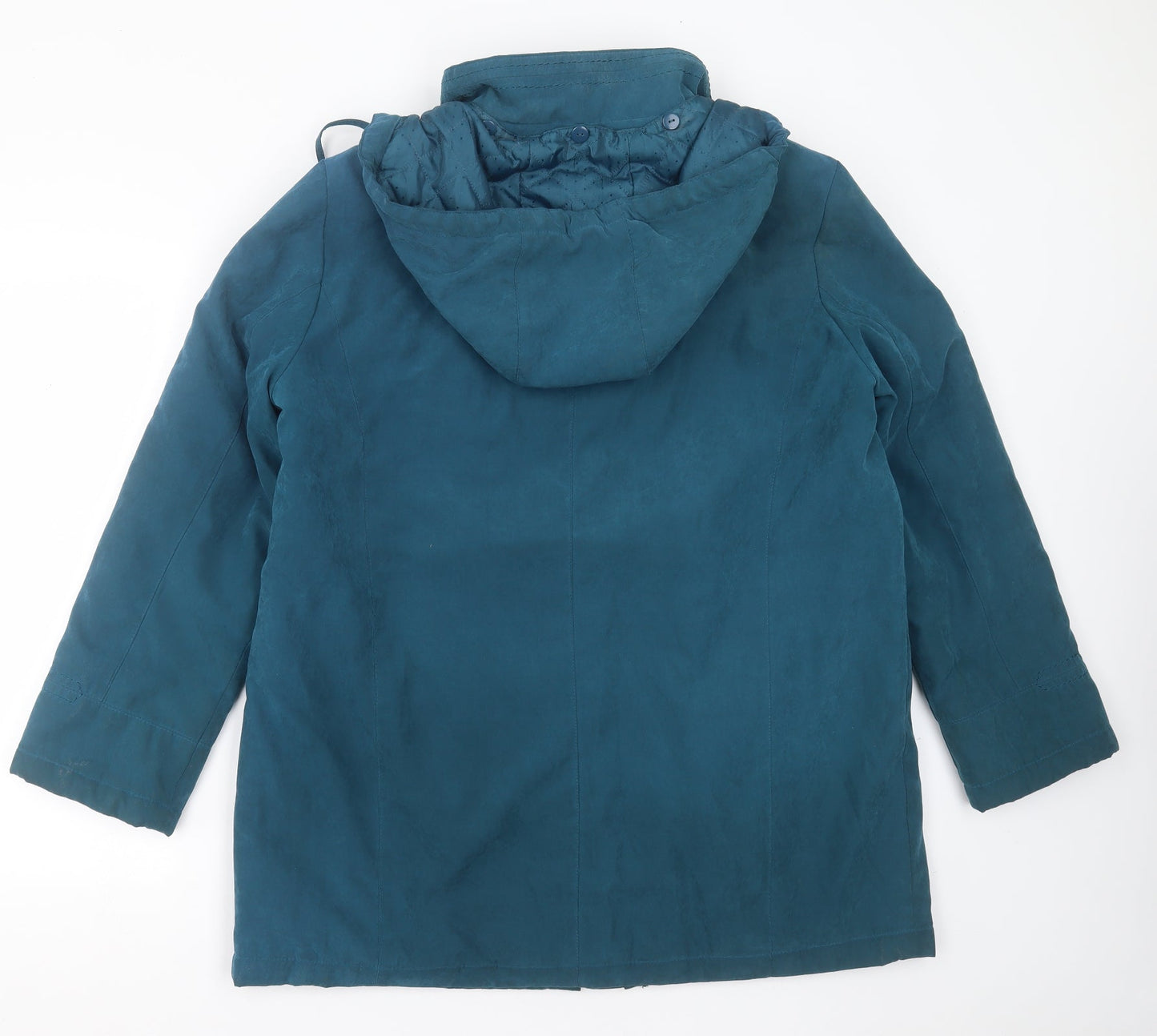 BM COLLECTION Womens Blue   Jacket Coat Size M  Zip