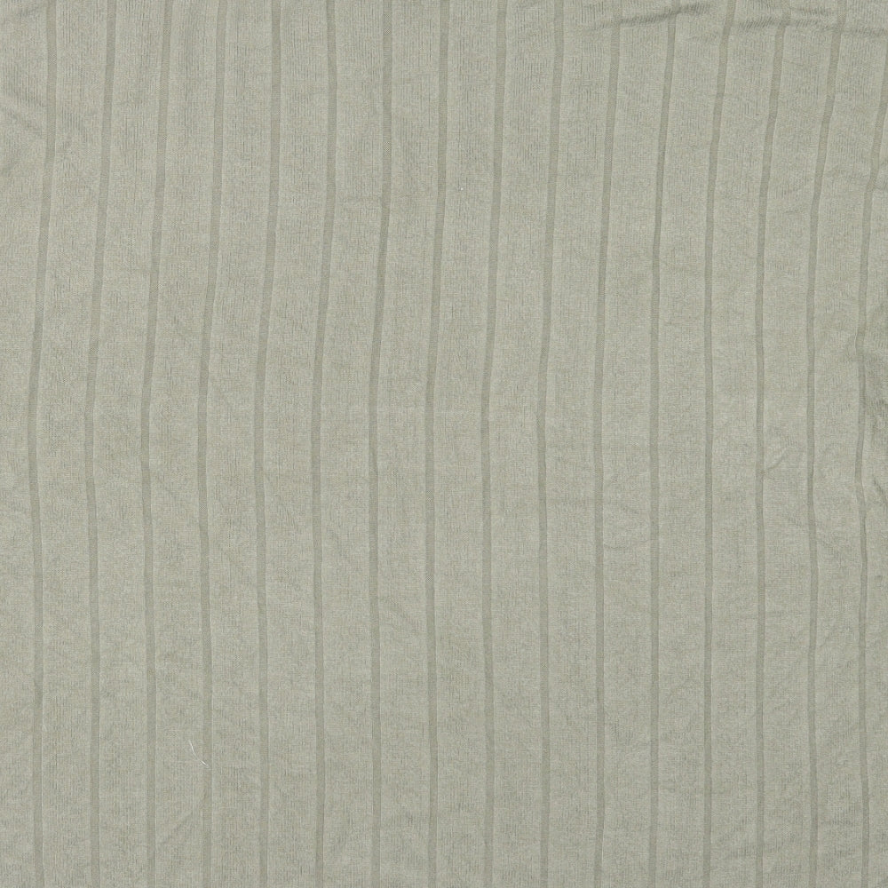 Primark Womens Green Round Neck Striped Viscose Pullover Jumper Size M