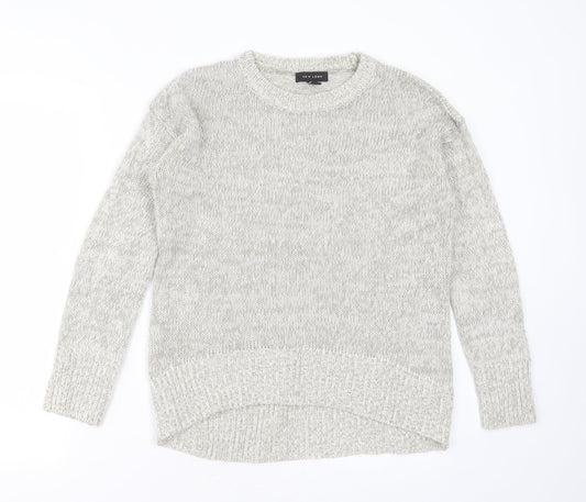 Womens UK Size S New Look Grey Pullover Jumper