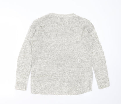 Womens UK Size S New Look Grey Pullover Jumper