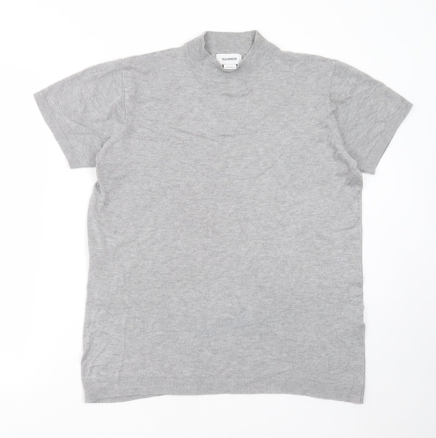 Womens UK Size M Pull&Bear Grey Pullover Jumper