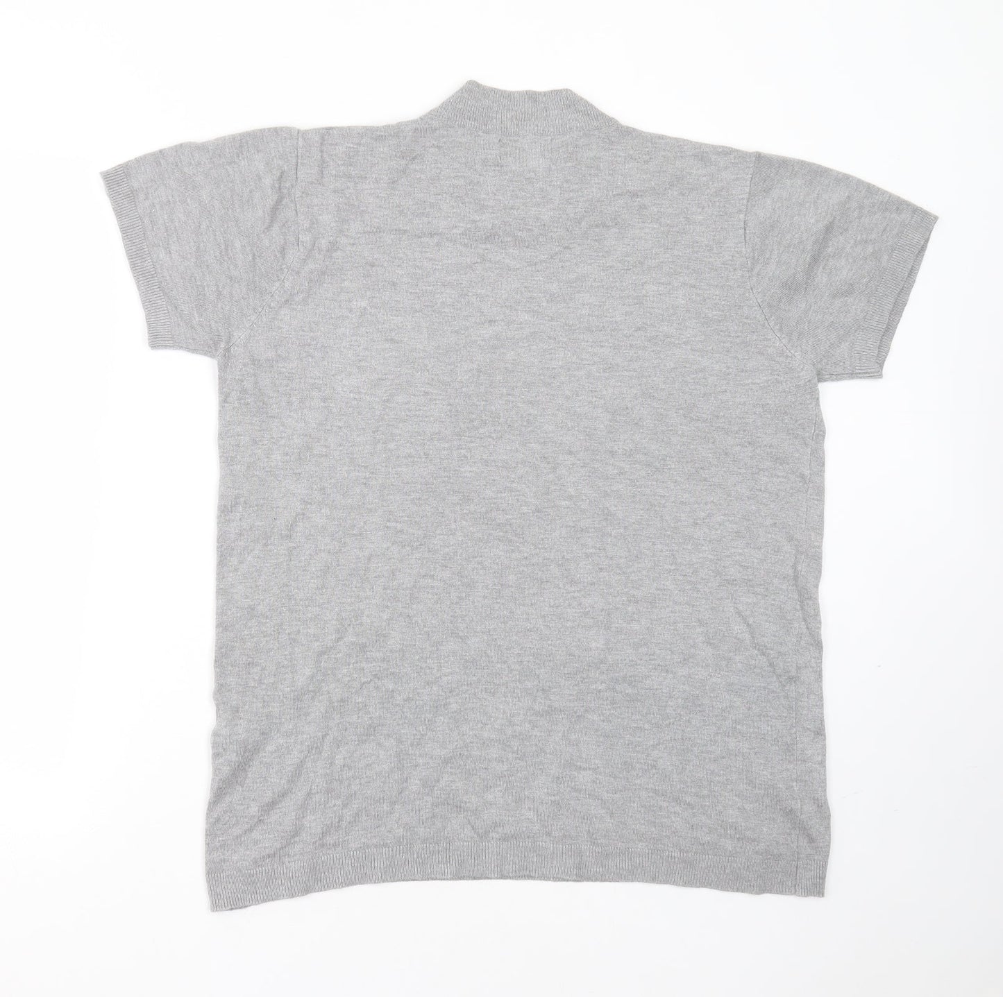 Womens UK Size M Pull&Bear Grey Pullover Jumper