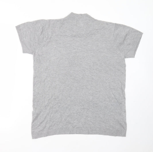 Womens UK Size M Pull&Bear Grey Pullover Jumper