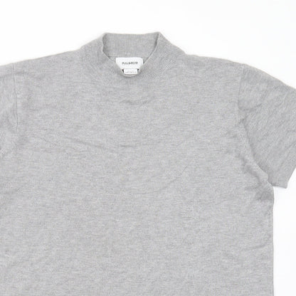Womens UK Size M Pull&Bear Grey Pullover Jumper