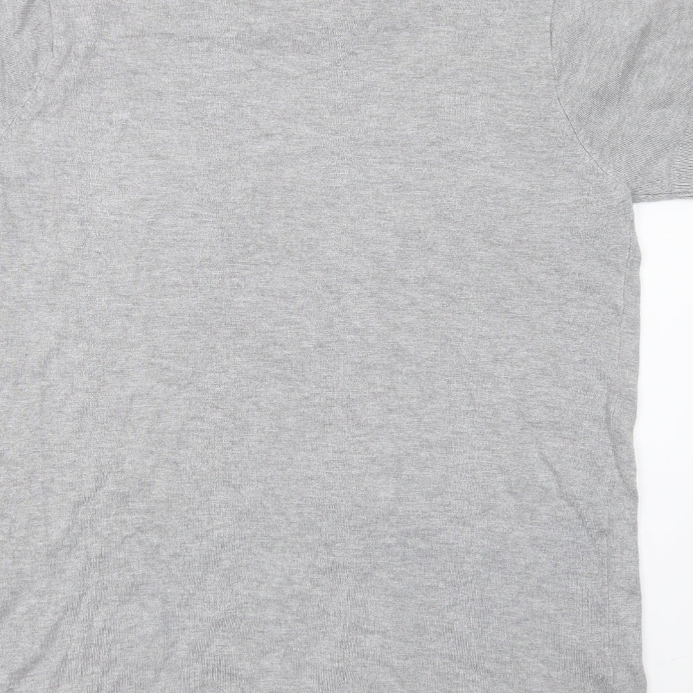 Womens UK Size M Pull&Bear Grey Pullover Jumper