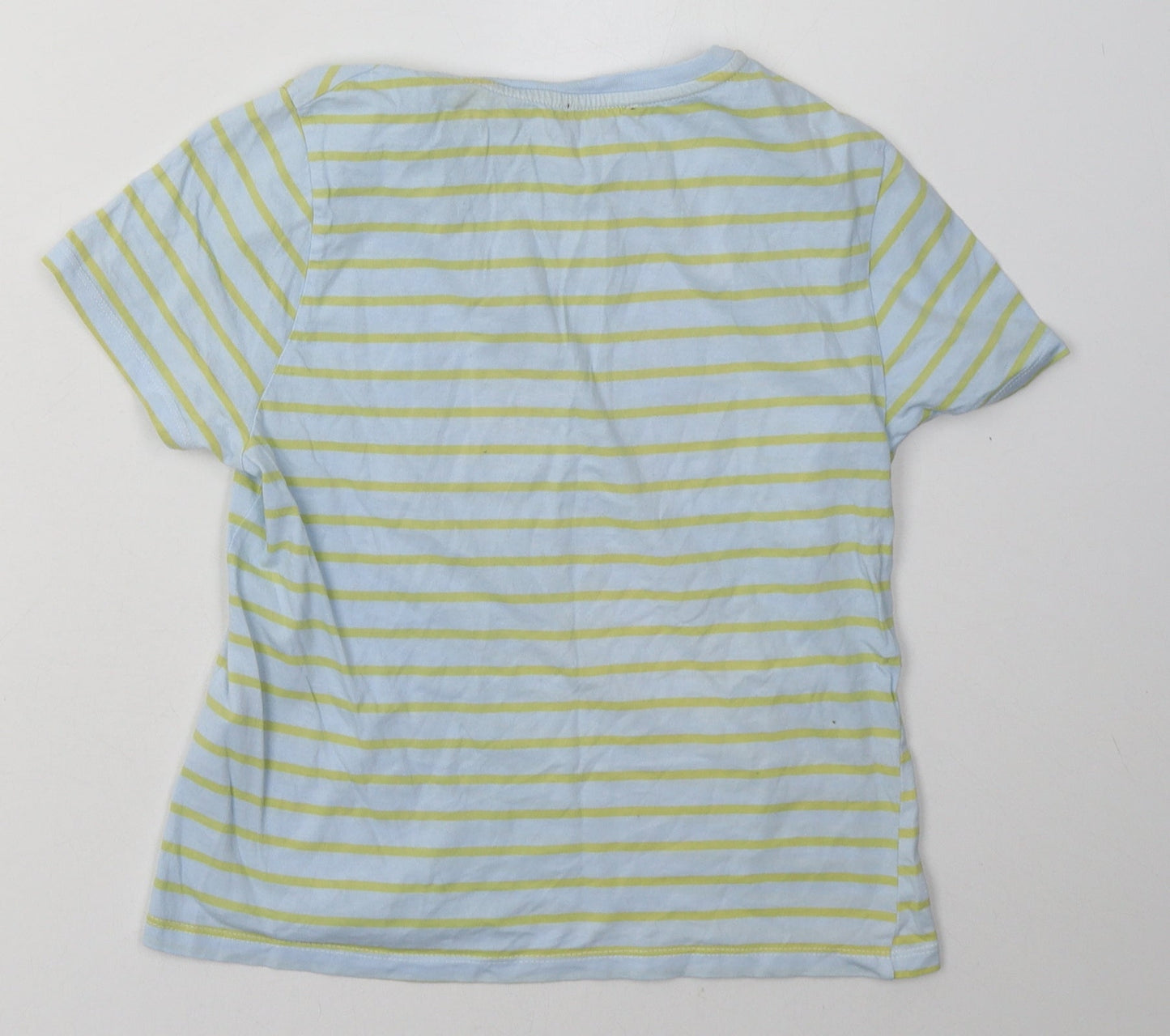 Womens UK Size 6 New Look Blue Basic T-Shirt