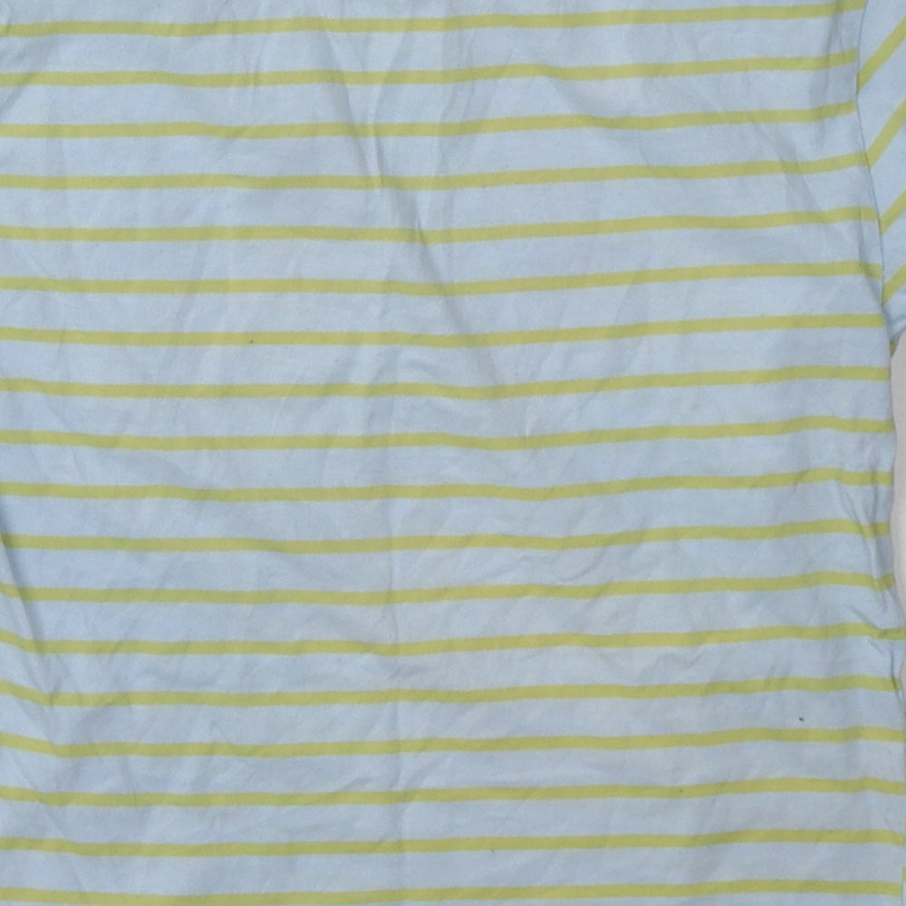 Womens UK Size 6 New Look Blue Basic T-Shirt