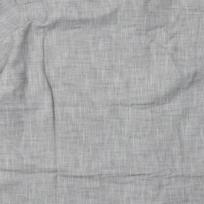 Mens UK Size XL Debenhams Grey  Button-Up Long Sleeve Casual Shirt