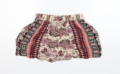 New Look Womens Multicoloured Batik Viscose Hot Pants Shorts Size 6 L3 in Regular