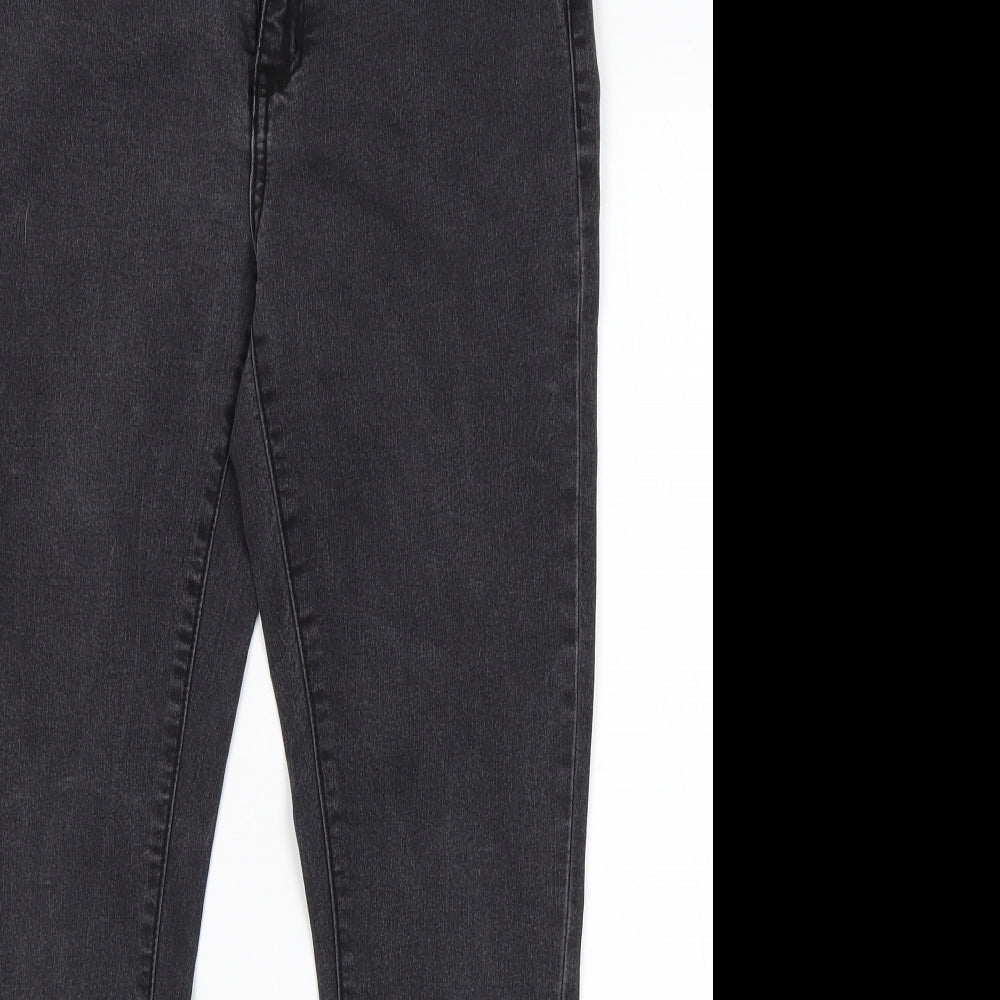 Vera Moda Womens Black  Cotton Skinny Jeans Size L L25 in Regular