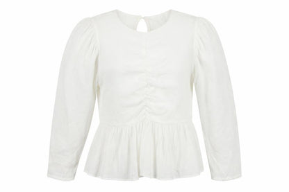 Womens UK Size 10 ASOS White Basic Blouse