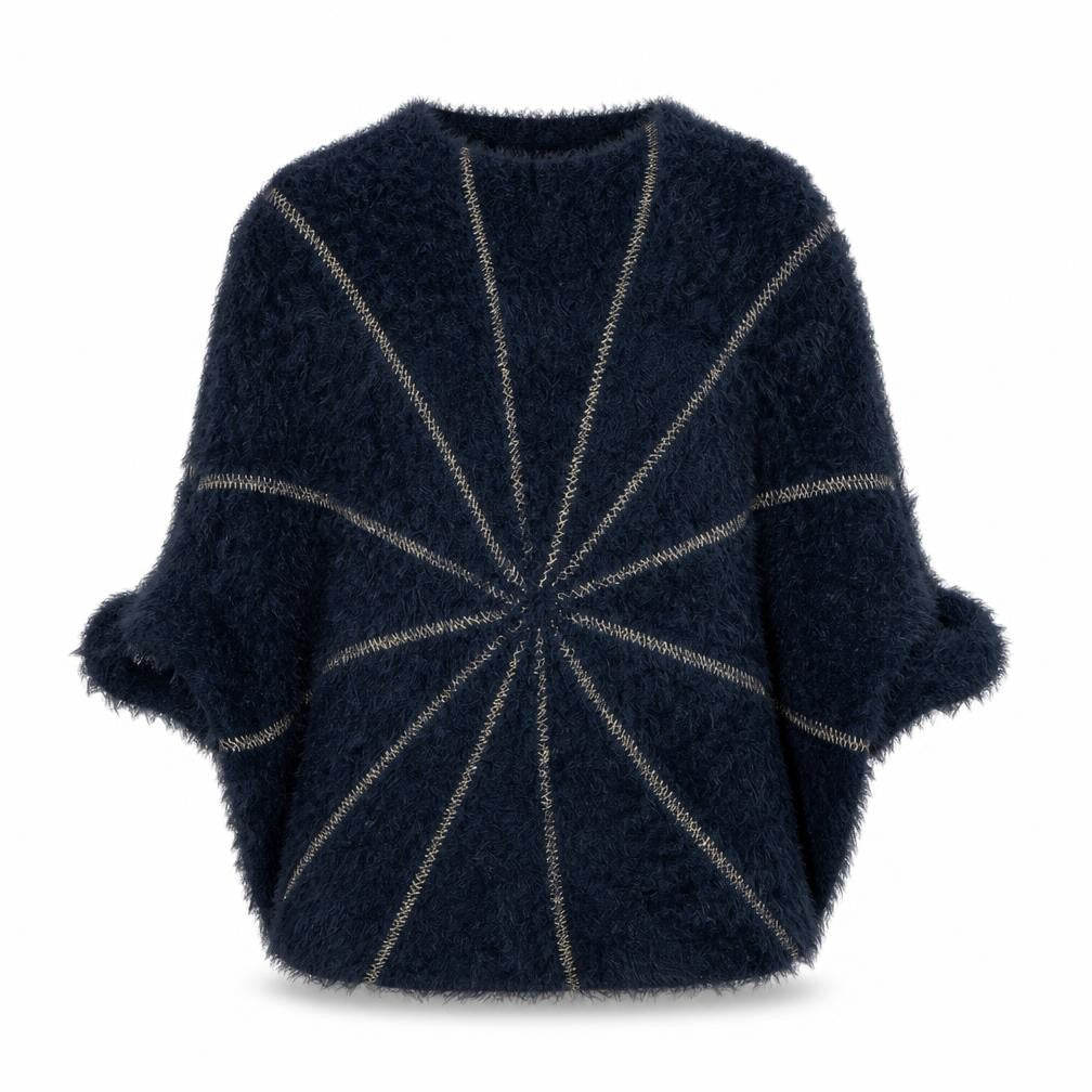 Womens UK Size M Katsumi Blue Pullover Jumper