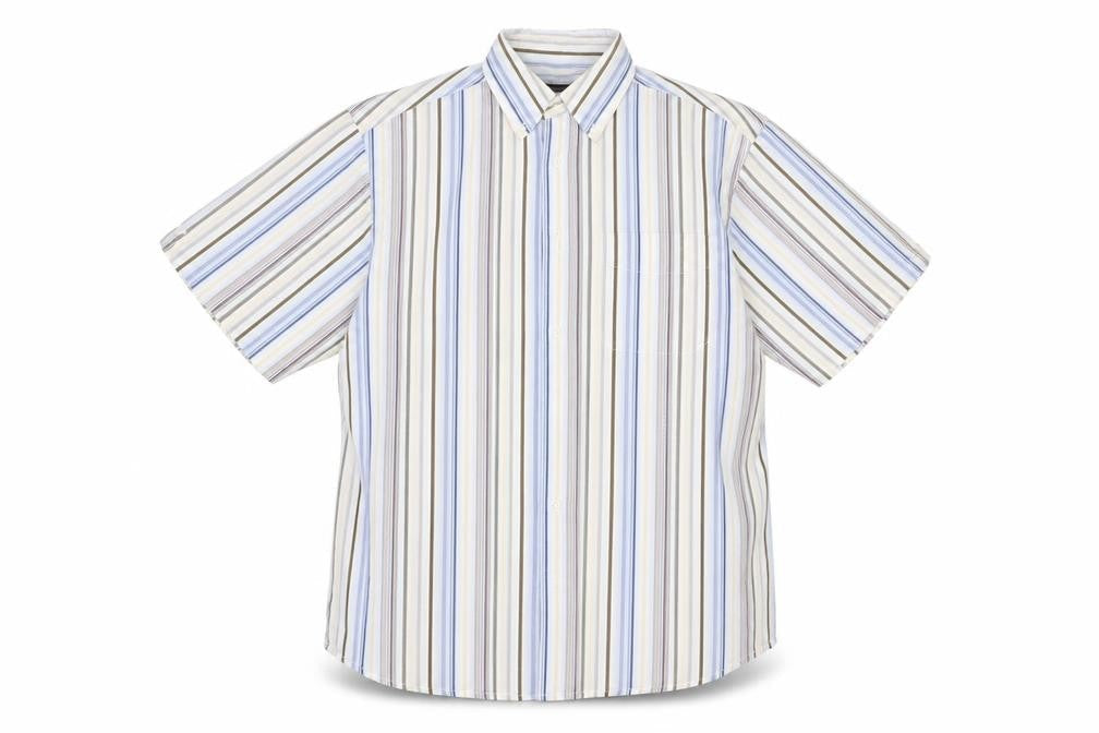 Mens UK Size M Lee Cooper Multicoloured  Button-Up Short Sleeve Casual Shirt