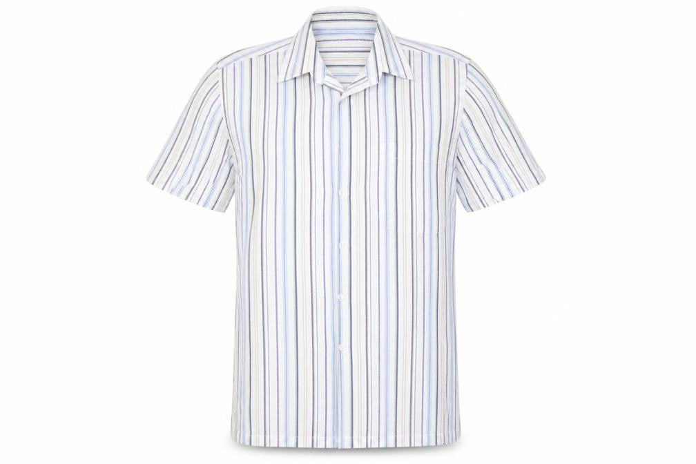 Mens UK Size M Duke Multicoloured  Button-Up Short Sleeve Casual Shirt