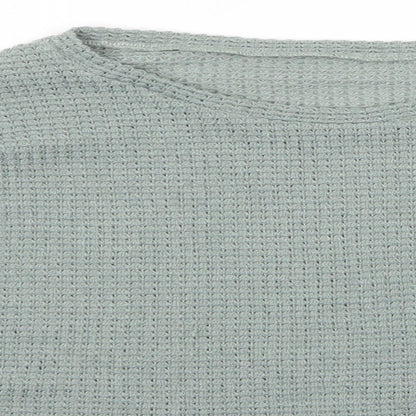 Womens UK Size S Preworn Green Pullover Jumper