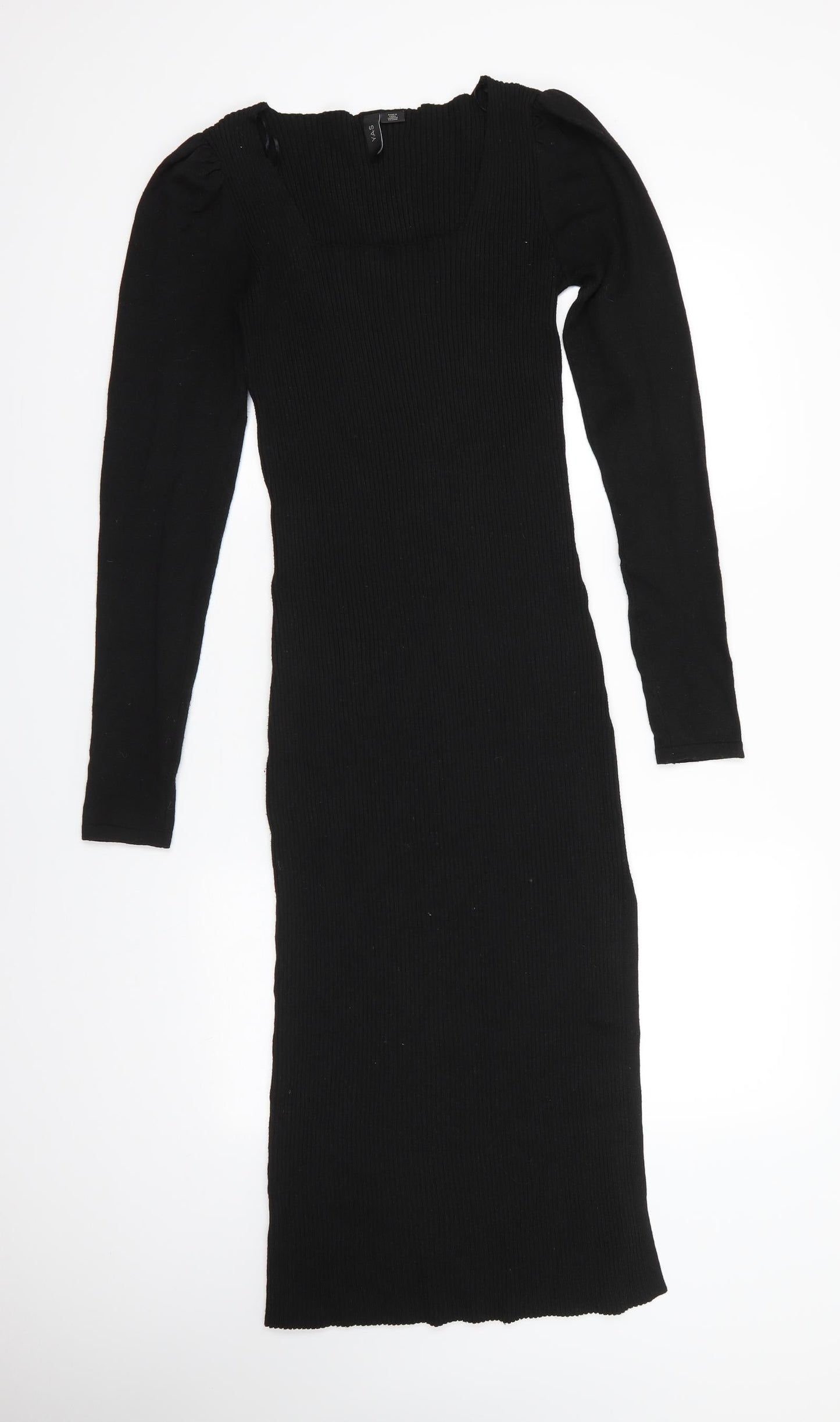 Womens UK Size M Y.A.S Black Pullover Jumper