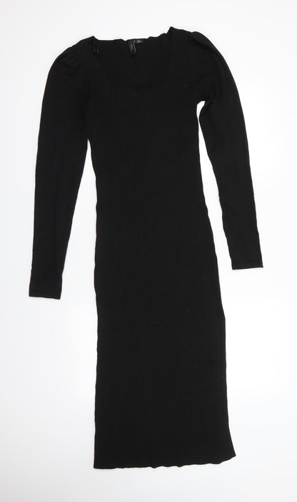 Womens UK Size M Y.A.S Black Pullover Jumper