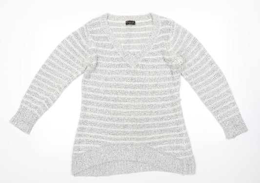 Womens UK Size M Originals Grey Pullover Jumper