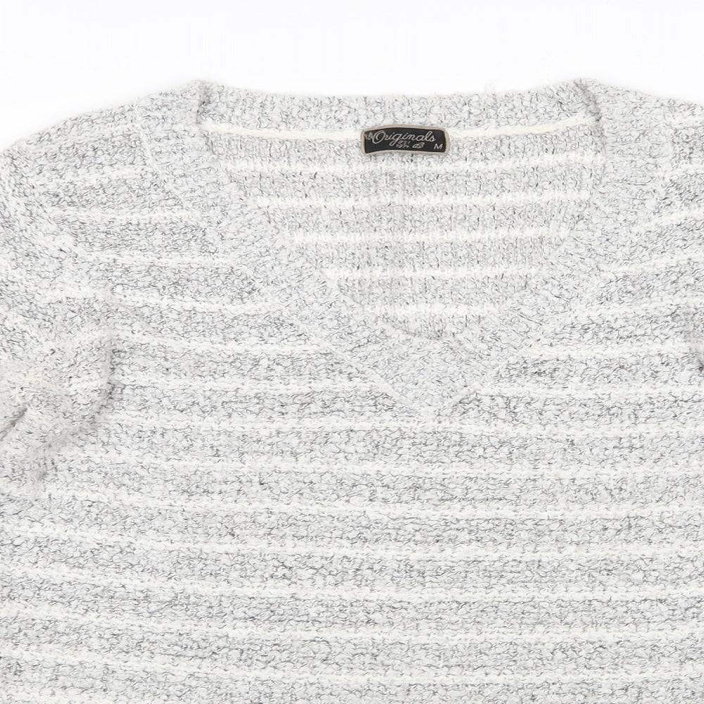 Womens UK Size M Originals Grey Pullover Jumper