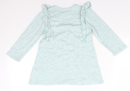 Primark Baby Green  Viscose A-Line  Size 18-24 Months  Round Neck
