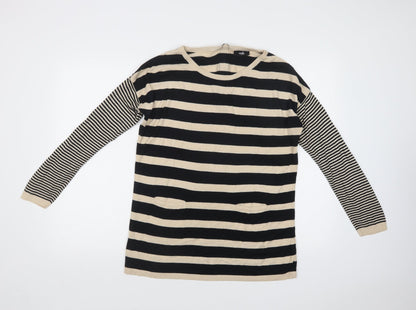 Womens UK Size S Wallis Black Tunic Jumper