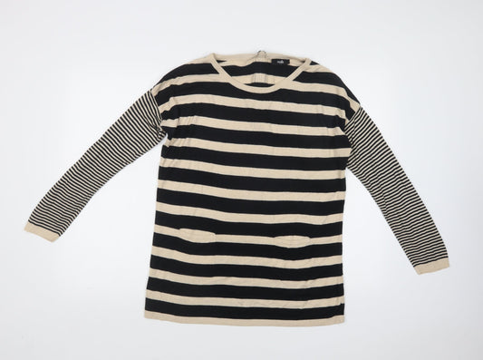 Womens UK Size S Wallis Black Tunic Jumper