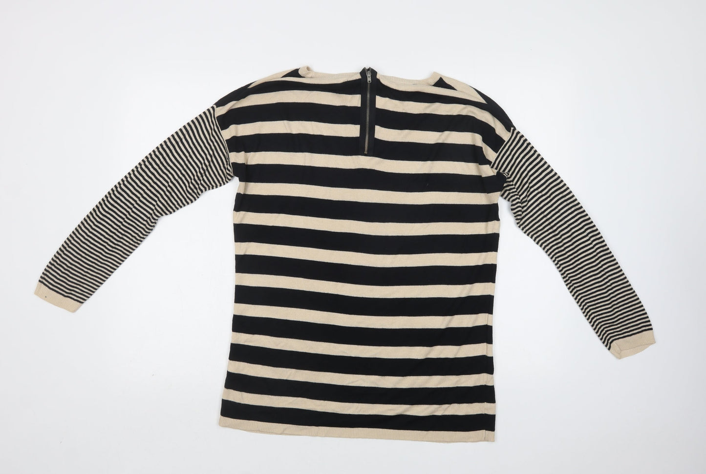 Womens UK Size S Wallis Black Tunic Jumper