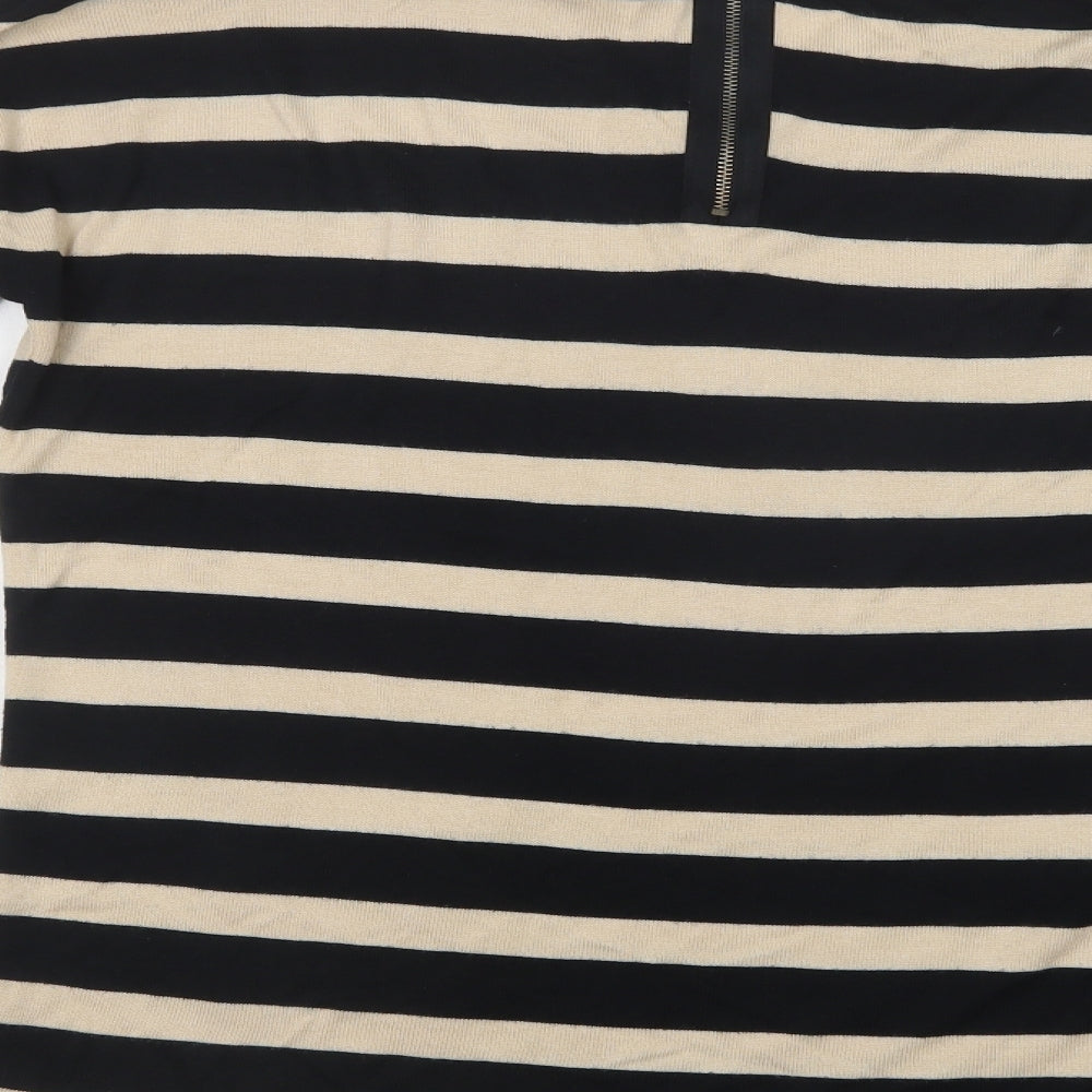 Womens UK Size S Wallis Black Tunic Jumper