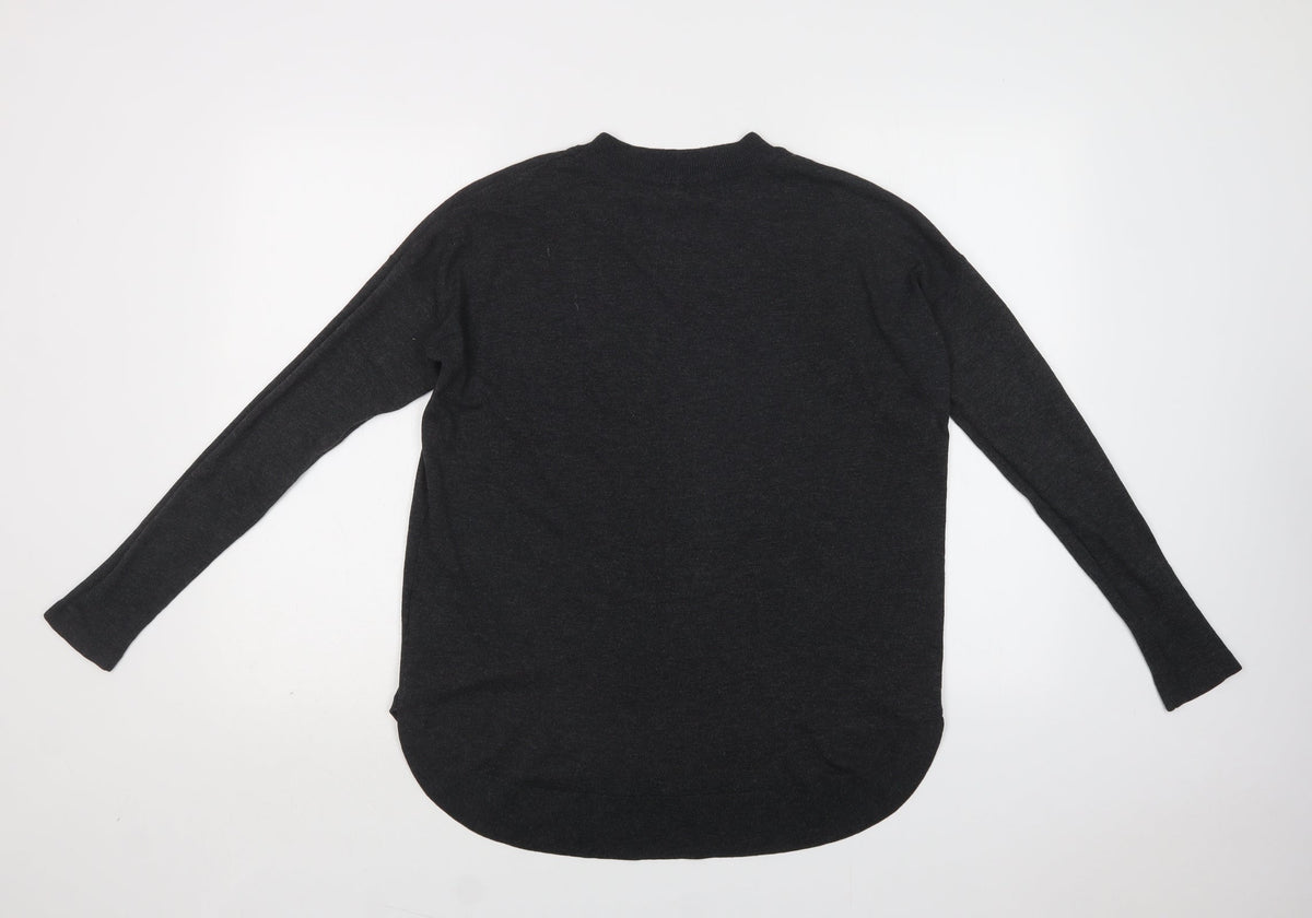 Womens UK Size S H&M Grey Pullover Jumper