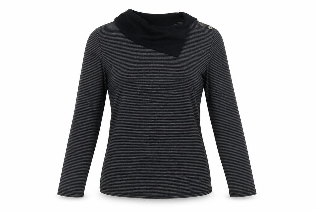 Womens UK Size 12 M&S Grey Basic Blouse