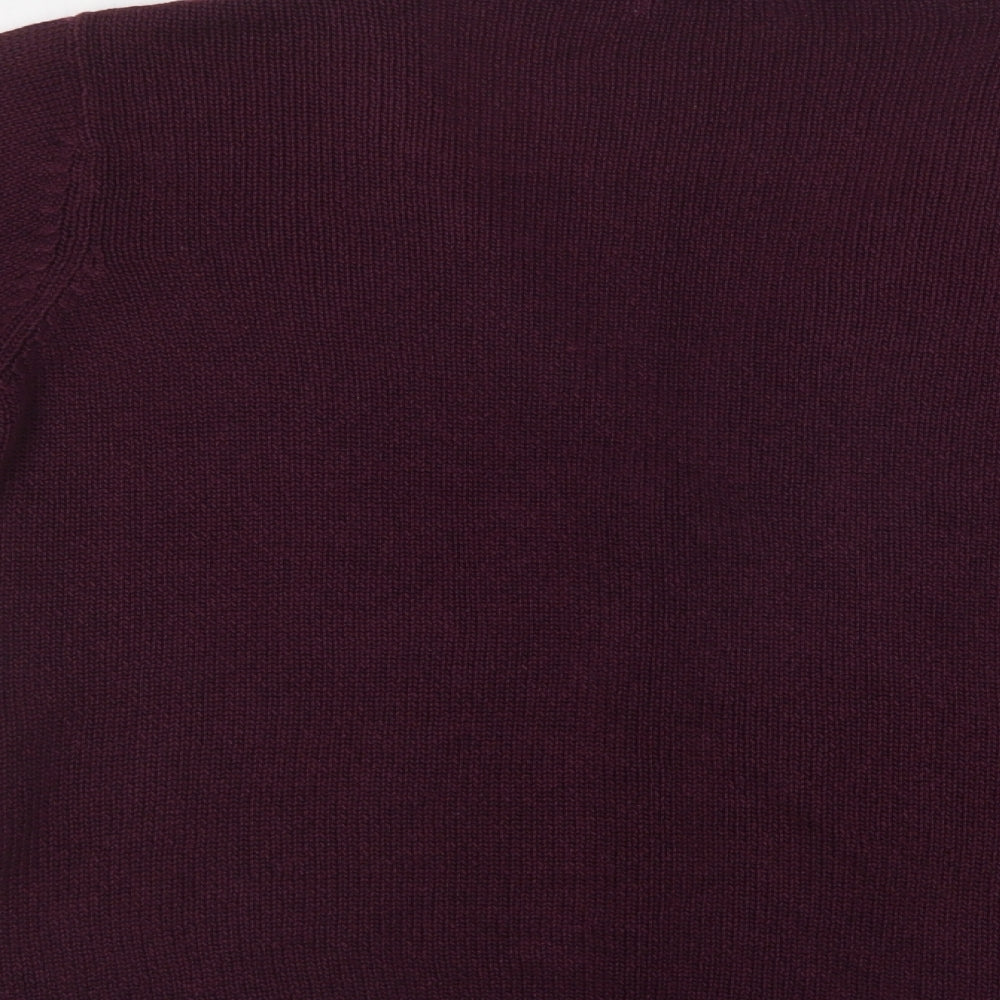 Womens UK Size XL Signature Experience Purple Cardigan Jumper