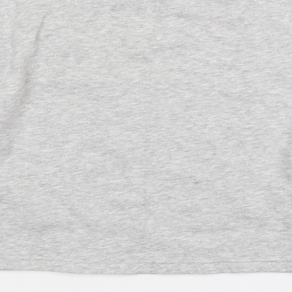 New Look Girls Grey  Cotton Pullover Sweatshirt Size 12-13 Years  Pullover