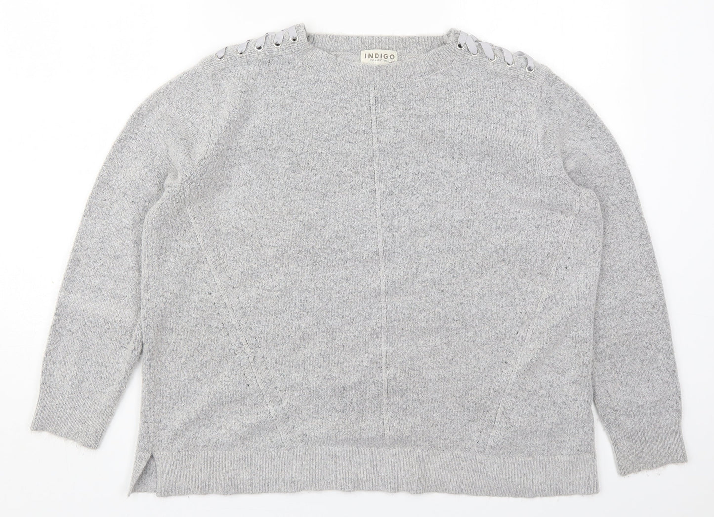 Womens UK Size 14 Marks and Spencer Grey Pullover Jumper