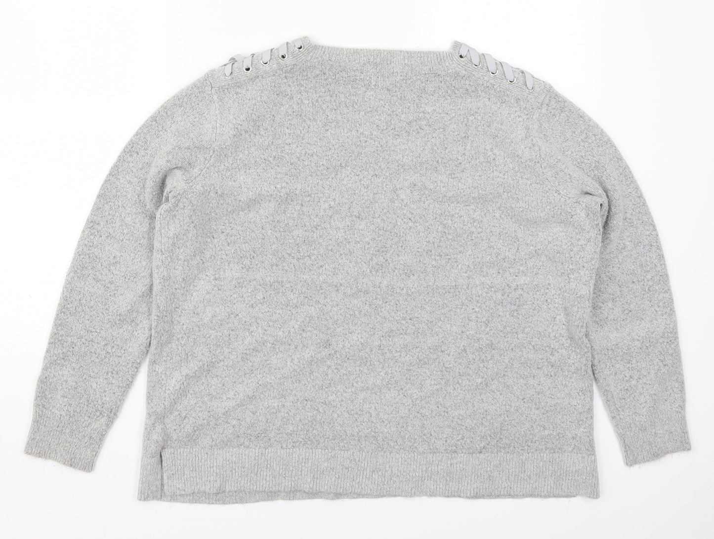 Womens UK Size 14 Marks and Spencer Grey Pullover Jumper