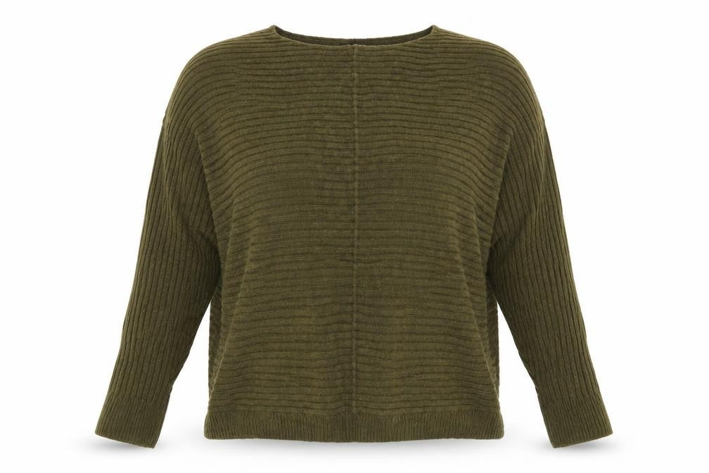 Womens UK Size S New Look Green Pullover Jumper