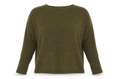 Womens UK Size S New Look Green Pullover Jumper