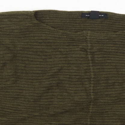 Womens UK Size S New Look Green Pullover Jumper